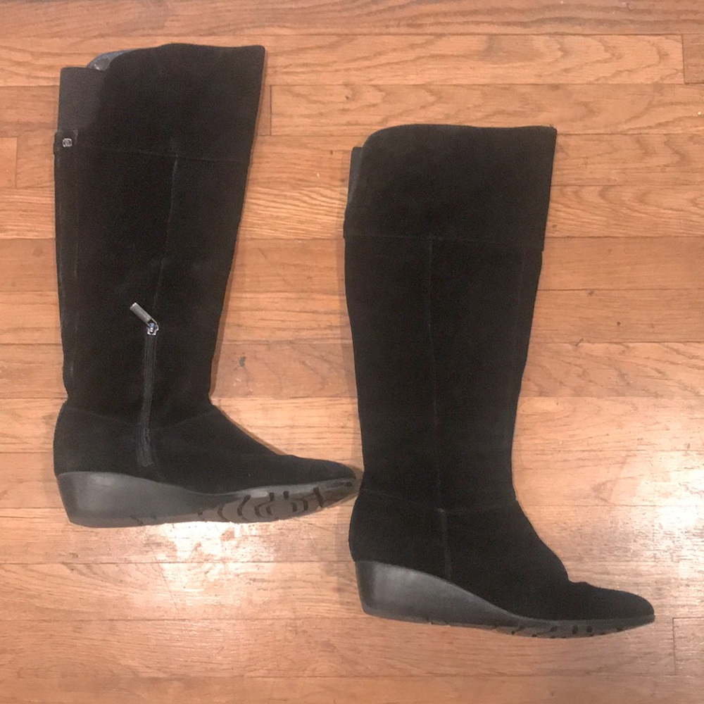 Leather Knee High Boots